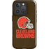 NFL Cleveland Browns Distressed iPhone 16 Pro Impact Case